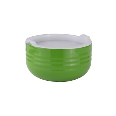 Bon Chef Cold Wave Bowl & Stacking Cover  6 3/8" Dia X 3 3/8" H  1 Qt 9317LIME